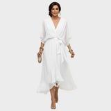 Monica Chiffon - Robe à décolleté en V