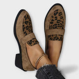 Carla - Chaussures élégantes pour femmes avec imprimé léopard