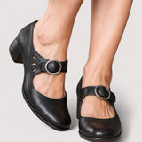 Clara - Escarpin Élégant en Cuir Synthétique