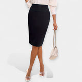 Jupe Midi Taille Haute