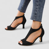 Camila - Sandales à Talons Hauts avec Bout Découpé