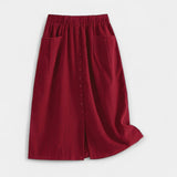 Jupe Midi avec Lavage