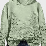 Sweat à Capuche en Dentelle