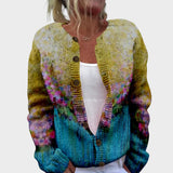 Rita - Cardigan Floral d'Automne