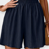 Shorts Élégants avec Plis