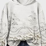 Sweat à Capuche en Dentelle