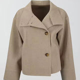 Elise - Manteau Court Luxueux