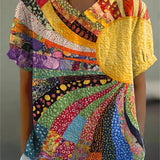 Mel - Chemise Patchwork Sunburst