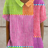 Zara - Chemise Colorée en Patchwork