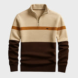 Afonso - Sweatshirt à Col Zippé Classique