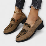 Carla - Chaussures élégantes pour femmes avec imprimé léopard
