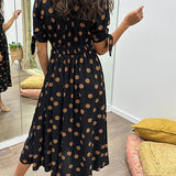 Mónica - Robe Élégante à Pois