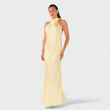 Martina - Robe avec un nœud en satin