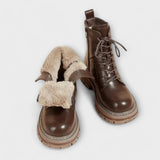 Flávia - Bottes en cuir pour femme