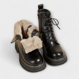 Flávia - Bottes en cuir pour femme