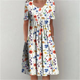 Marta - Robe Midi à Volants