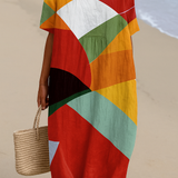 Daniela - Robe Colorée en Patchwork