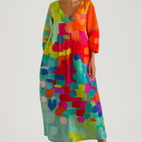 Ana - Robe Fluide avec Imprimé