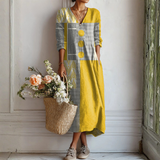 Paula - Robe en Lin Décontractée