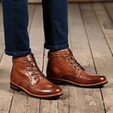 Caio - Bottes à Bout Rond Rétro