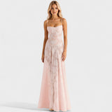 Verona - Robe maxi en dentelle florale