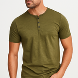 Chemise Henley - Col Boutonné
