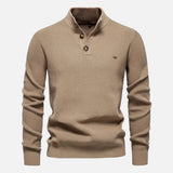 Constantino - Pull en Maille Col Montant