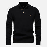 Constantino - Pull en Maille Col Montant