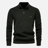 Constantino - Pull en Maille Col Montant