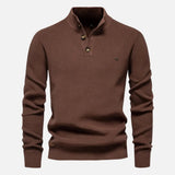 Constantino - Pull en Maille Col Montant