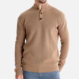 Constantino - Pull en Maille Col Montant