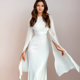 Isabela - Robe Longue en Satin
