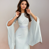 Isabela - Robe Longue en Satin