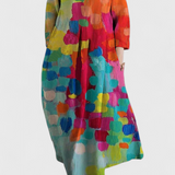 Ana - Robe Fluide avec Imprimé