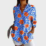 Chemise stylée avec imprimé floral