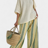 Olívia - Ensemble En Lin De Bambou Olive