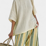 Olívia - Ensemble En Lin De Bambou Olive