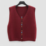 Maribela - Gilet en Maille avec Boutons