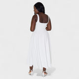 Maribel - Robe Midi décolleté carré