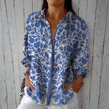 Elise - Blouse de Jardin avec Oiseaux