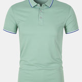 Chemise Polo - Fermeture Boutonnée Maille