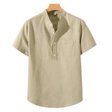 Chemise en Mélange de Polyester - Col Haut