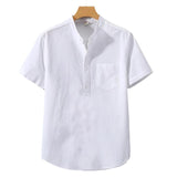 Chemise en Mélange de Polyester - Col Haut