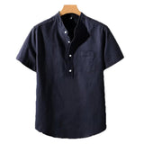 Chemise en Mélange de Polyester - Col Haut