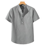 Chemise en Mélange de Polyester - Col Haut