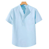 Chemise en Mélange de Polyester - Col Haut