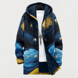 Manteau avec motif de ciel étoilé