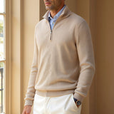 Sweater à Col Montant avec Fermeture Éclair