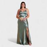 Lúcia - Robe longue en Satin