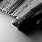 Lourenço - Veste en Cuir Cavalier
